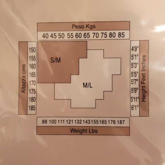 New Filodoro Fashion Ramage Hold Up Thigh High Stockings S/M Black - Picture 5 of 6